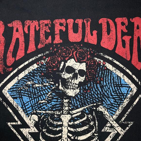 🧠 Grateful Dead Skeleton Graphic Tee – Joe Cool Size M - Picture 4 of 5